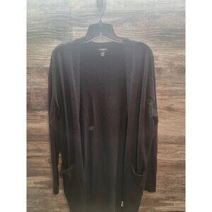 Express Black Pocket Long Sleeve Open Sweater Cardigan Small